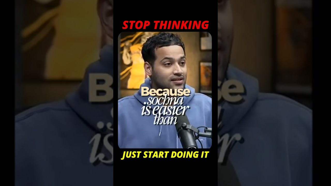 stop thinking just do it 
