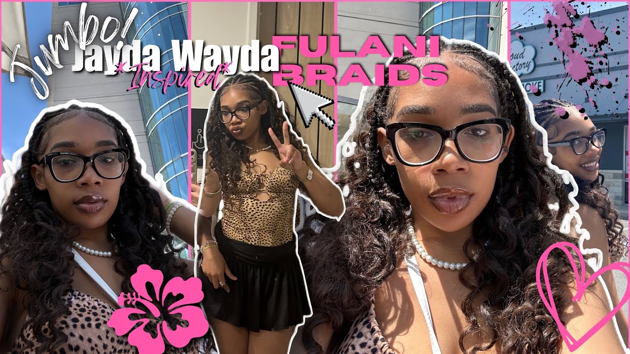 🌺JUMBO Jayda Wayda *inspired* Fulani Braids🎀