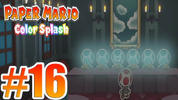 Paper Mario Color Splash Gameplay Walkthrough Part 16 - Dark Bloo Inn + Gamepad Capture