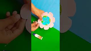 Earth day paper craft||how to make beautiful flower for earth day|| DIY paper flower