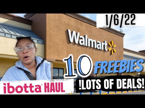 Walmart Deals 1/6/22: Walmart #Ibotta Haul:  OVER 10 FREEBIES:: Couponing At Walmart This Week