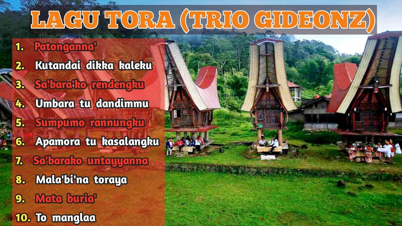Full Album Lagu Toraja Trio Gideonz Populer 2022