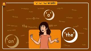 Use of &#39;a&#39;, &#39;an&#39;, &#39;the&#39; - Part 1 (Hindi) |  &#39;a&#39;, &#39;an&#39;, &#39;the&#39; का प्रयोग - भाग १