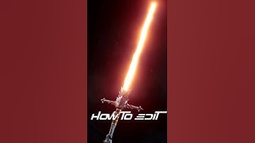 How to make Lightsaber Effect in Alight motion #shorts #short #ytshorts #yiutubeshort #trendingshort