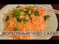 Салат из моркови. Простой рецепт вкусного и полезного салата из свежей моркови. Carrot salad