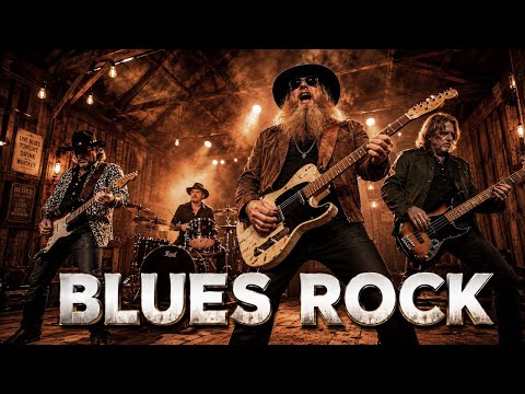 AC/DC, ZZ Top, Stevie Ray Vaughan – Blues Rock Energy \& Heavy Guitar Legends