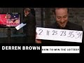 Derren Brown Predicts The Correct Lottery Numbers - How To Win The Lottery