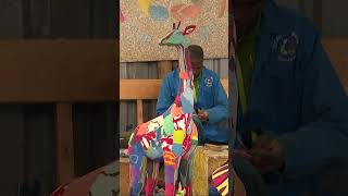 Here’s how Kenyan artists turn flip flops into art. #sculpture #recycle #greenart @InsiderArt