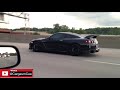 Epic Nissan GTR HKS Exhaust Sound! FBO Nissan GTR Black Edition Acceleration!