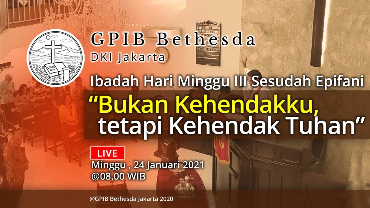 Ibadah Hari Minggu III Sesudah Epifani (24 Januari 2021)