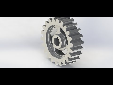 Video Hướng dẫn học Solidworks cơ bản - Vẽ bánh răng bằng... - youtube