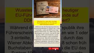 Warum dein Führerschein ostdeutsch ist