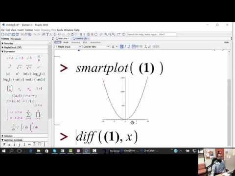 Plot a Function and its Derivative in Maple