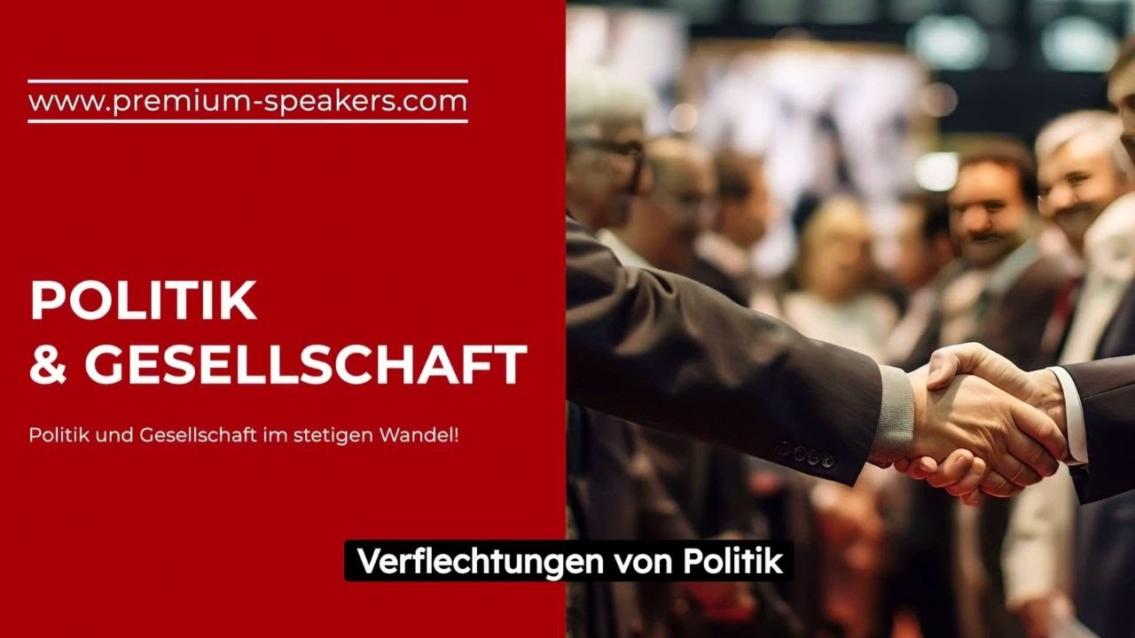 Redner Politik und Gesellschaft bei Premium Speakers buchen - Redner-Agentur Premium Speakers