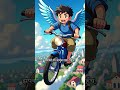 जादुई बाइक #animatedstory #youtubeshorts #sadshorts