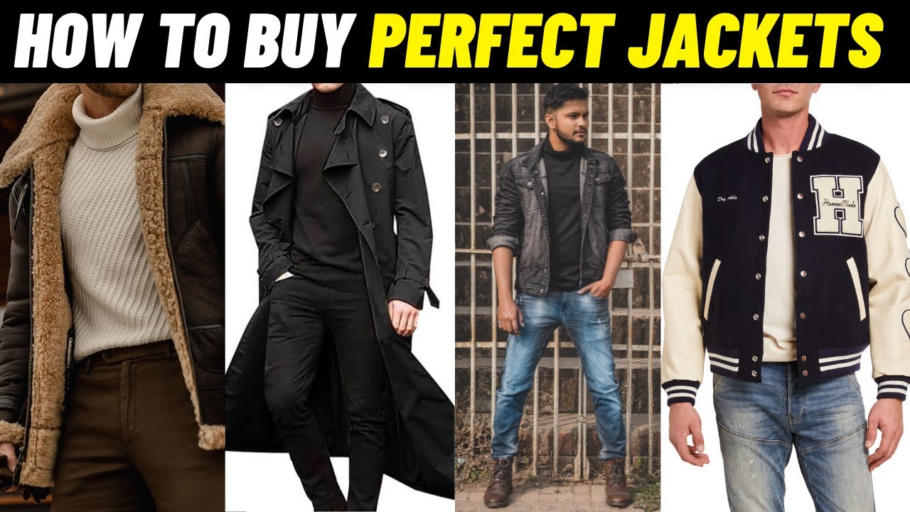 10 TYPES OF JACKETS FOR MEN | ULTIMATE JACKETS BUYING GUIDE in Hindi ...