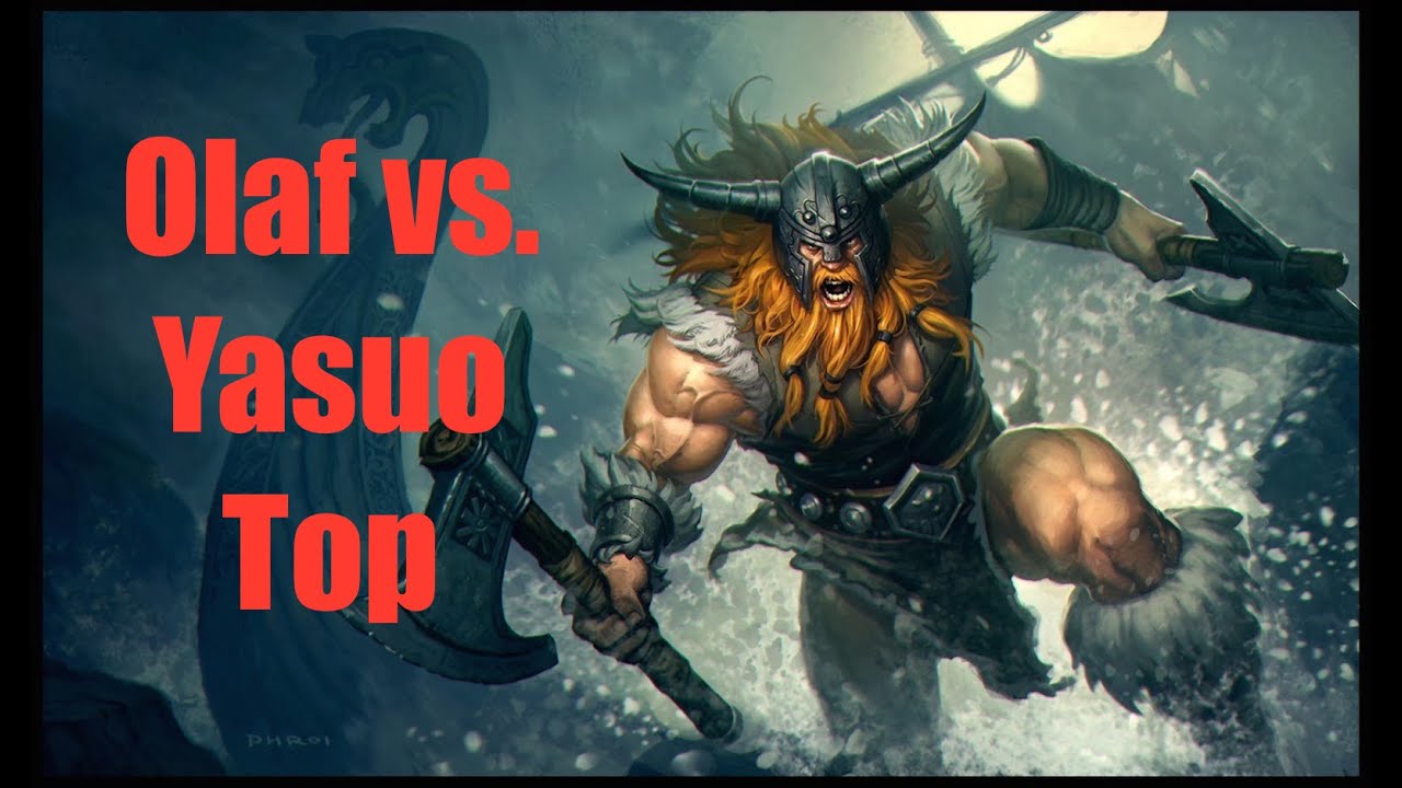 Olaf vs Yasuo top Lane highlights
