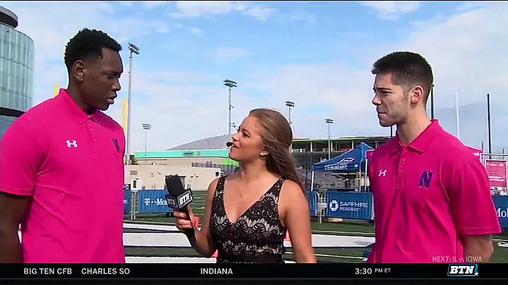 Scottie Lindsey, Bryant McIntosh Stop by BTN Tailg...