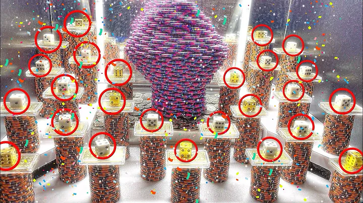 $200 MILLION DOLLAR BUY IN, 2,000 QUARTER CHALLENGE, HIGH RISK COIN PUSHER MEGA MONEY JACKPOT!