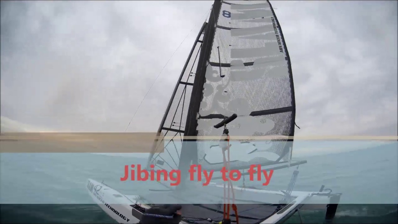 Vince and S9 jibing fly to fly