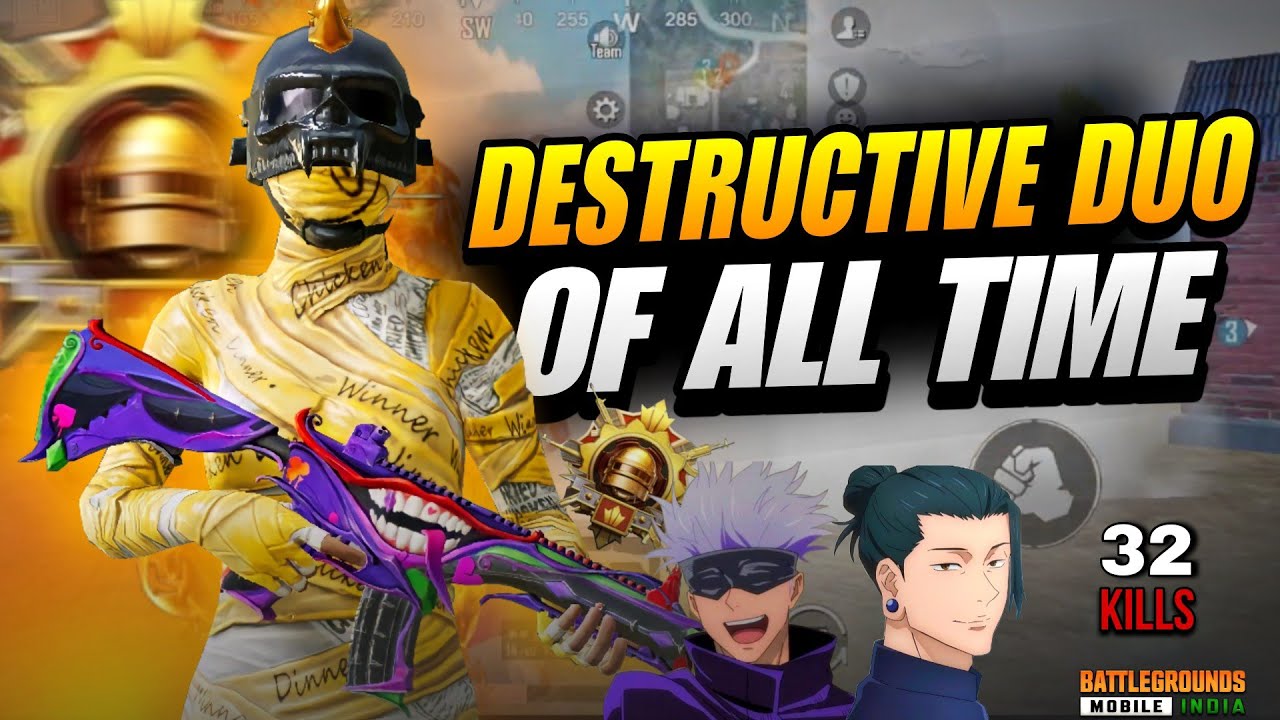 DESTRUCTIVE DUO 🔥 OF ALL TIME!! | 32 Kills Bgmi Gameplay | Pubg Mobile