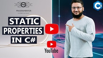 Static Properties In C# | C# Static Properties | C# Tutorial | C# OOP | Learn C# (Hindi/Urdu)