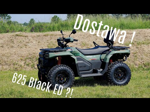 Transport quadów, Cf Moto 625 Black Edition w promocji ! GOES w kolorze oliwki 👌