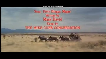 Dirty Dingus Magee 1970 title sequence