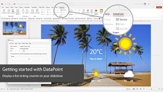 Display a live ticking counter on your slideshow and television screen | PresentationPoint