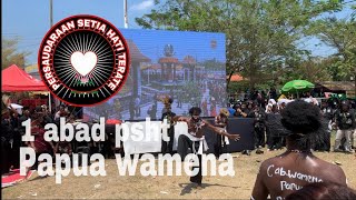 Pertunjukan psht 1 abad dari saudara Papua cabang wamena