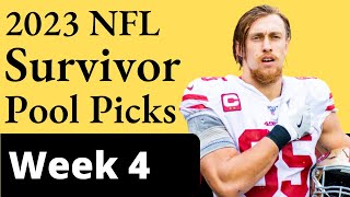 2023 Survivor Week 4 Strategy: How to win NFL Survivor wk 4