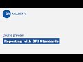 Reporting with GRI Standards