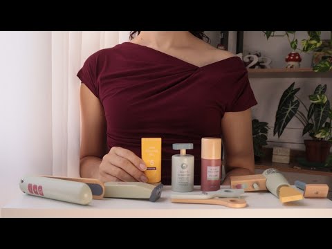 ASMR Corte de Cabelo e Barba (sons em camadas e itens de madeira) Te Preparo pro Natal 🎄🧔🏻