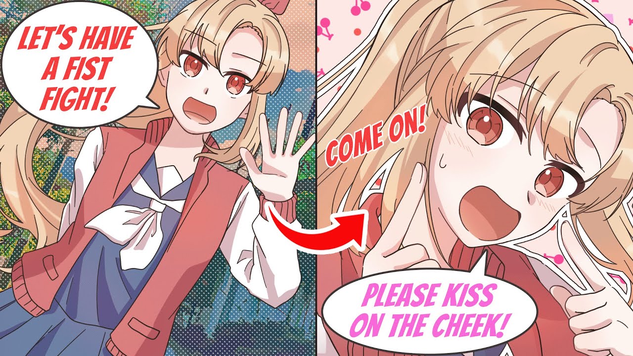 [Manga Dub] A leader of female gang asked me to have a fist fight but she doesn't know who I am