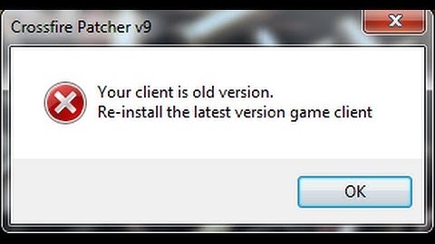 [CFAL] RESOLVIDO ERRO: Your client is invalid version ou Your client is a old version