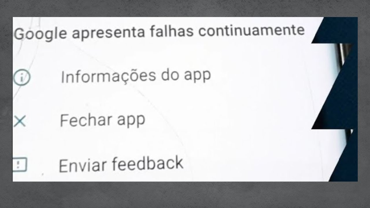 Google parou gogle apresenta falhas continuamente - YouTube