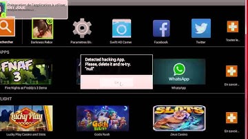 Problem running app. with bluestacks need help :(