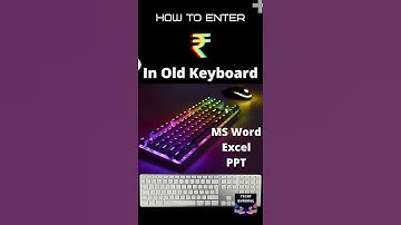 #shorts #rupee how to type rupee symbol