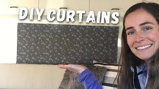 DIY BLACKOUT CURTAINS WITH REFLECTIX FOR OUR VINTAGE TOYOTA DOLPHIN CAMPER VAN