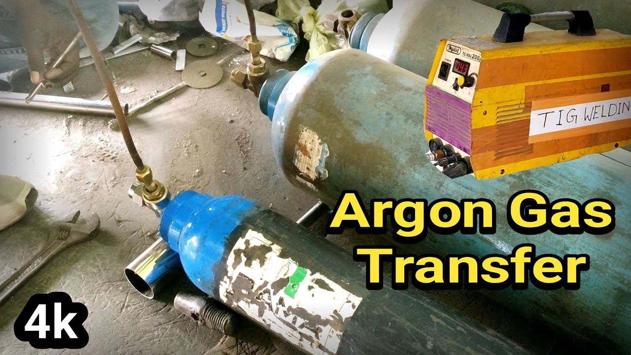 Argon Gas Transfer Kaise Karen Full Process Argon Welding Gas Small ...
