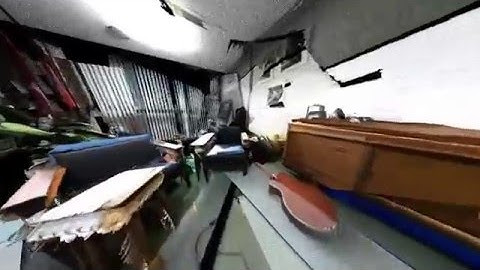 Virtual Flat - Test of Kinect v2 scan of lounge room