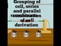 Combination of cell, series and parallel combination of cell/ class 12th derivation/NEET 2026