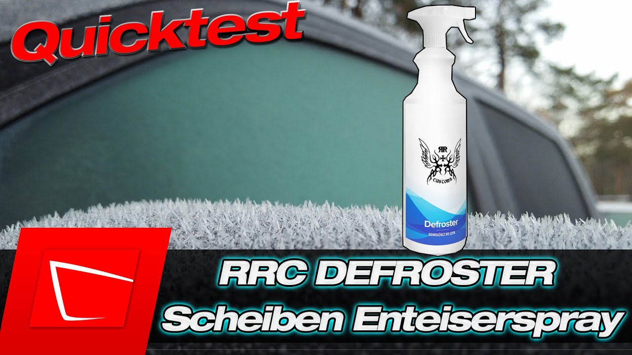 RRC DEFROSTER Scheiben Enteiserspray - Quicktest - Auto enteisen