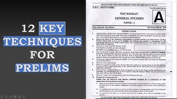 12 KEY TECHNIQUES FOR UPSC CSE PRELIMS - PART 1 | 2021 | J.Sivarajarajendran | Minds Of Aspirants