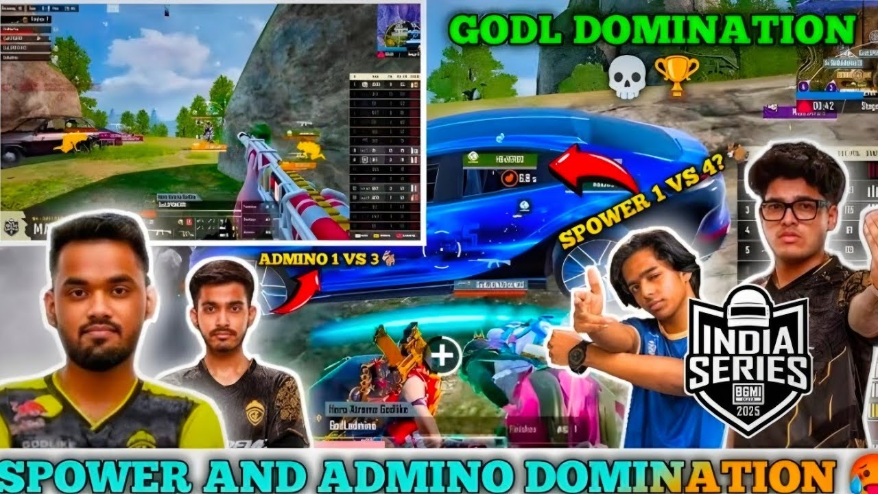 SPower Unreal 1v4 Clutch 😱 Admino 1v3 Destroyed Lobby 🤫 | GodLike Dominance 💛 BGIS 2026 Highlights