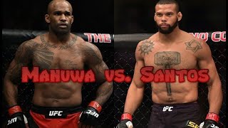 Jimi Manuwa and Thiago Santos Brawl at UFC 231