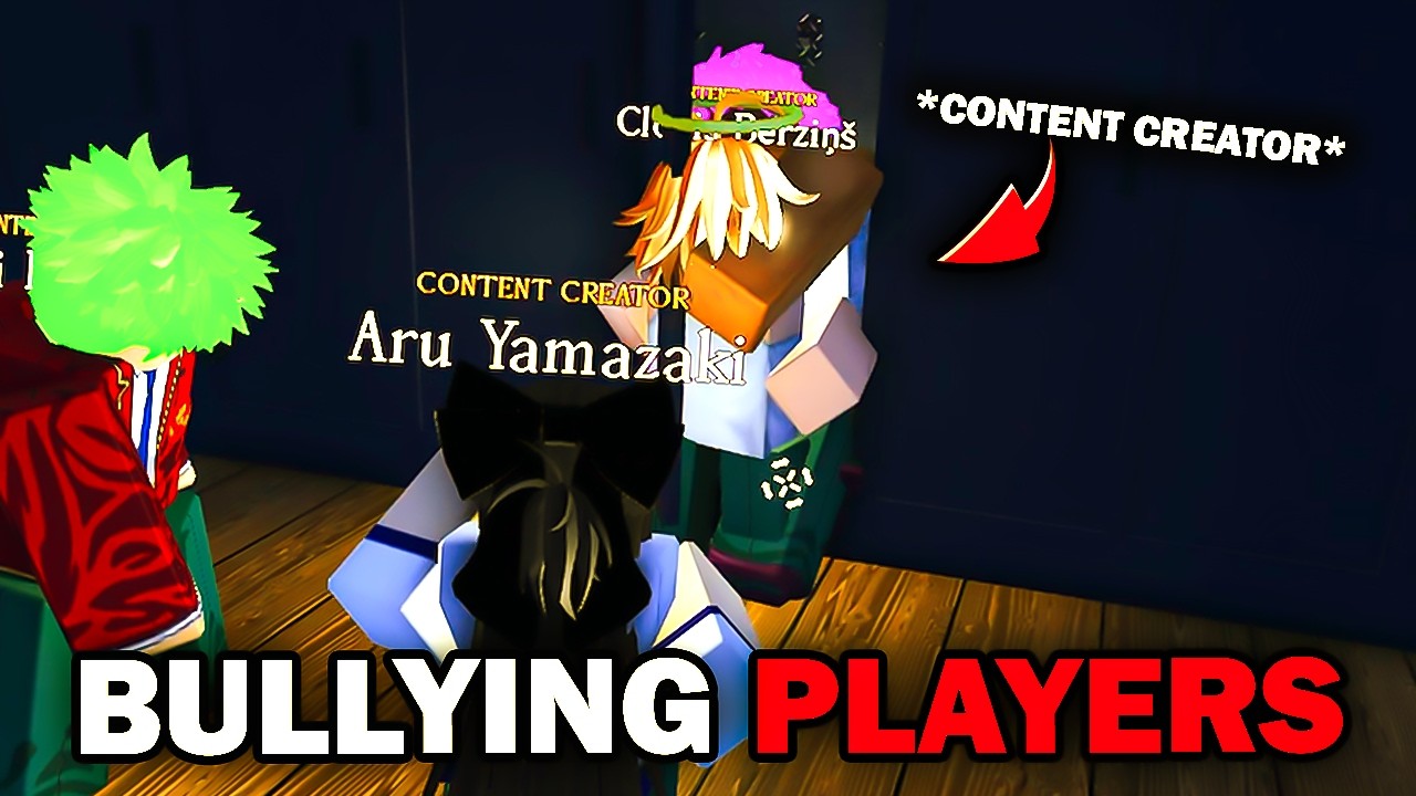 Thumbnail for I Bullied Content Creators and Stuffed Them in Lockers in Shigaku (ROBLOX)