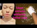 5D EXTRA Whitening GLOW BLACK Soap HERBAL: QUICK ACTION (DIY)
