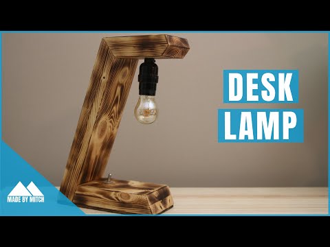 فيديو: كيف تصنع مصباح طاولة من الخشب بيديك