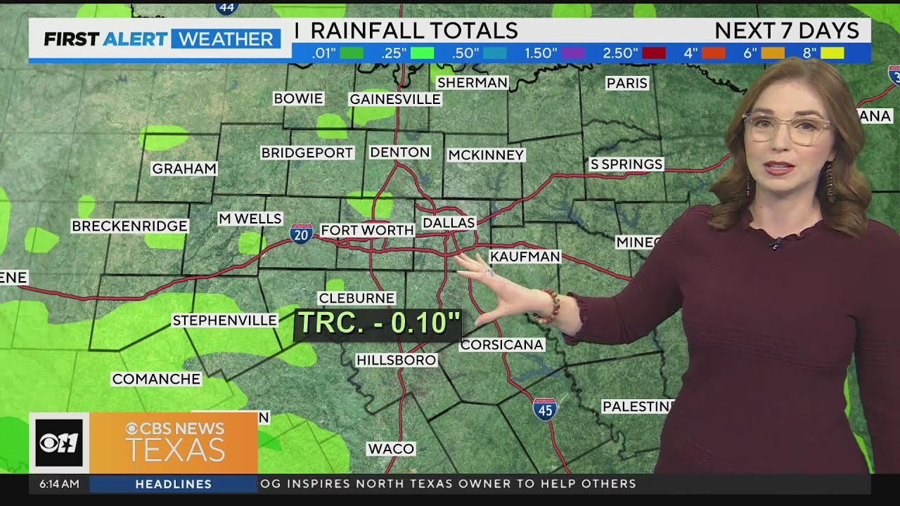 Potential tropical storm brings small rain chances to North Texas - YouTube